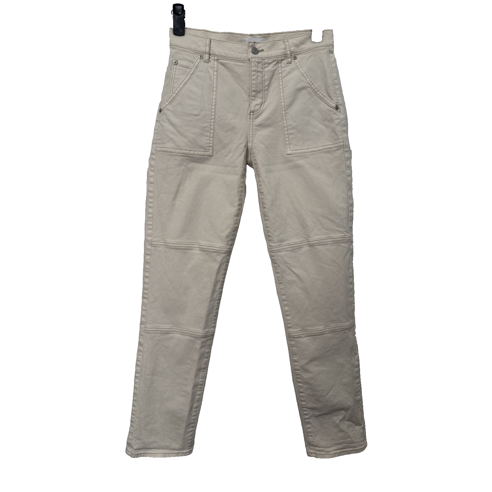 Loft Women's 0/25 The Girlfriend Jeans Beige Urban Streetwear Skater Y2k 90's